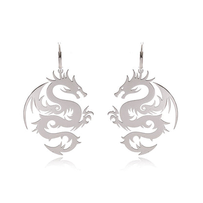 Boucles d'oreilles en forme de dragon