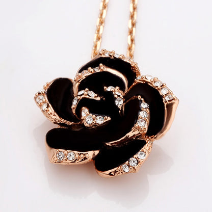 Ensemble avec motif de rose