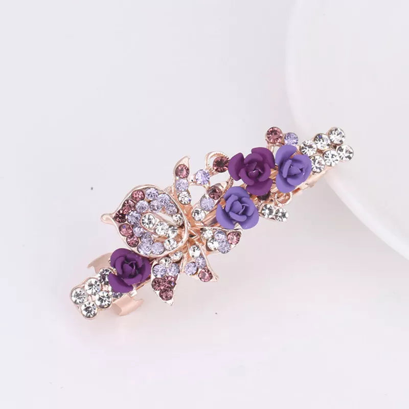 Barrette à cheveux avec des roses