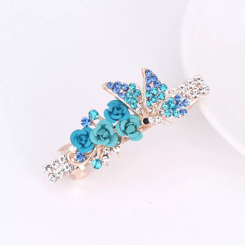 Barrette à cheveux avec des roses
