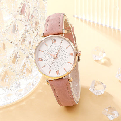Montre pour femmes avec un motif minimaliste