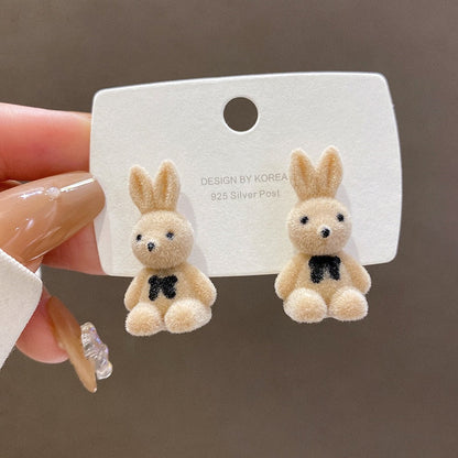 Boucles d'oreilles avec des peluches